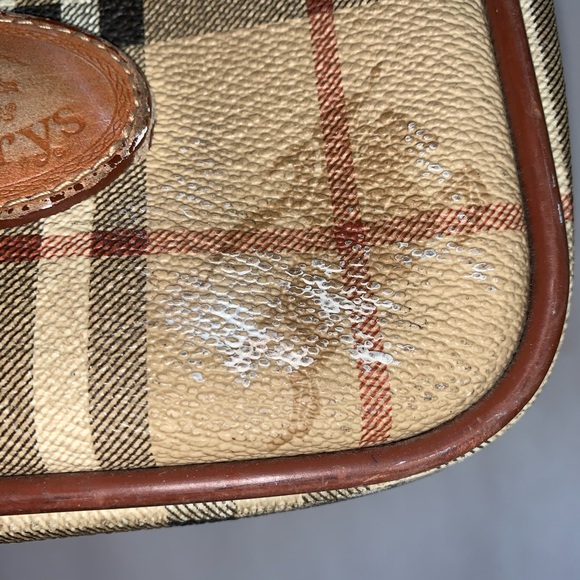 vintage BURBERRY small Nova Check weekender - Picture 4 of 14